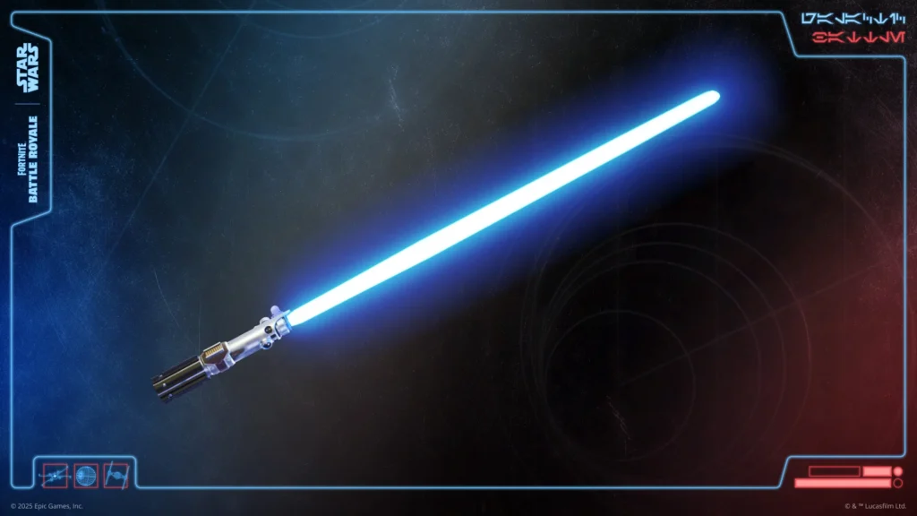 fortnite galactic battle lightsaber