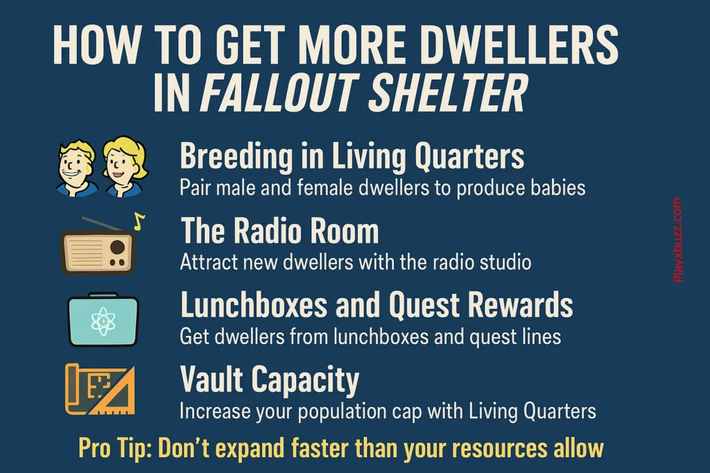 How to Get More Dwellers in Fallout Shelter