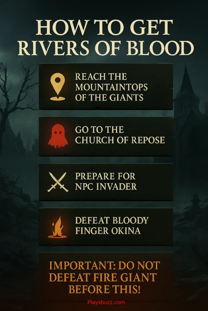 How to Get Rivers of Blood Elden Ring