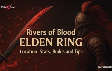 Rivers of Blood Elden Ring: Location, Stats, Builds and Tips