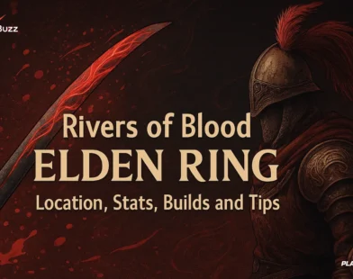 Rivers of Blood Elden Ring: Location, Stats, Builds and Tips