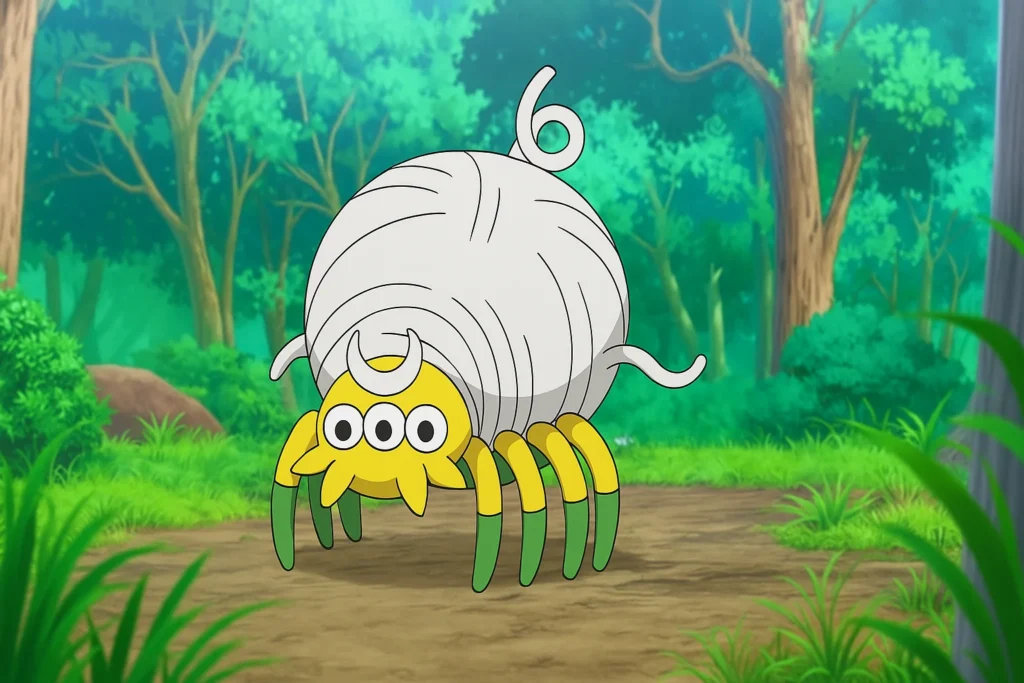 Spider Pokemon. Tarountula – The Yarn Ball Starter Spider