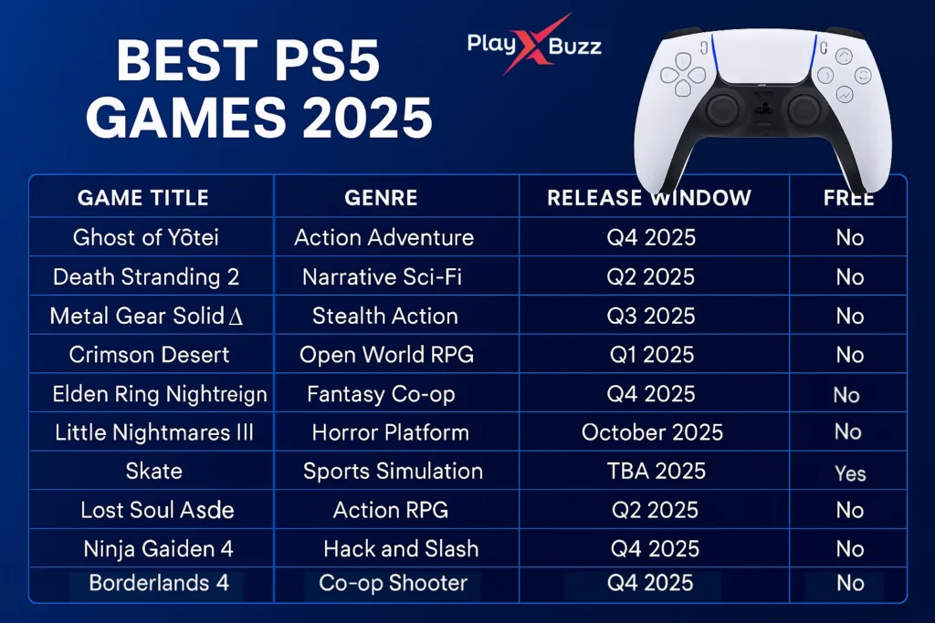 Best PS5 Games 2025 Full List