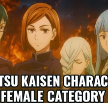 Jujutsu Kaisen Characters Female Catagory
