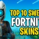 Top 10 Sweaty Fortnite Skins 80x80