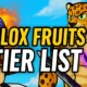 Blox Fruits Tier List 2025 All List 80x80